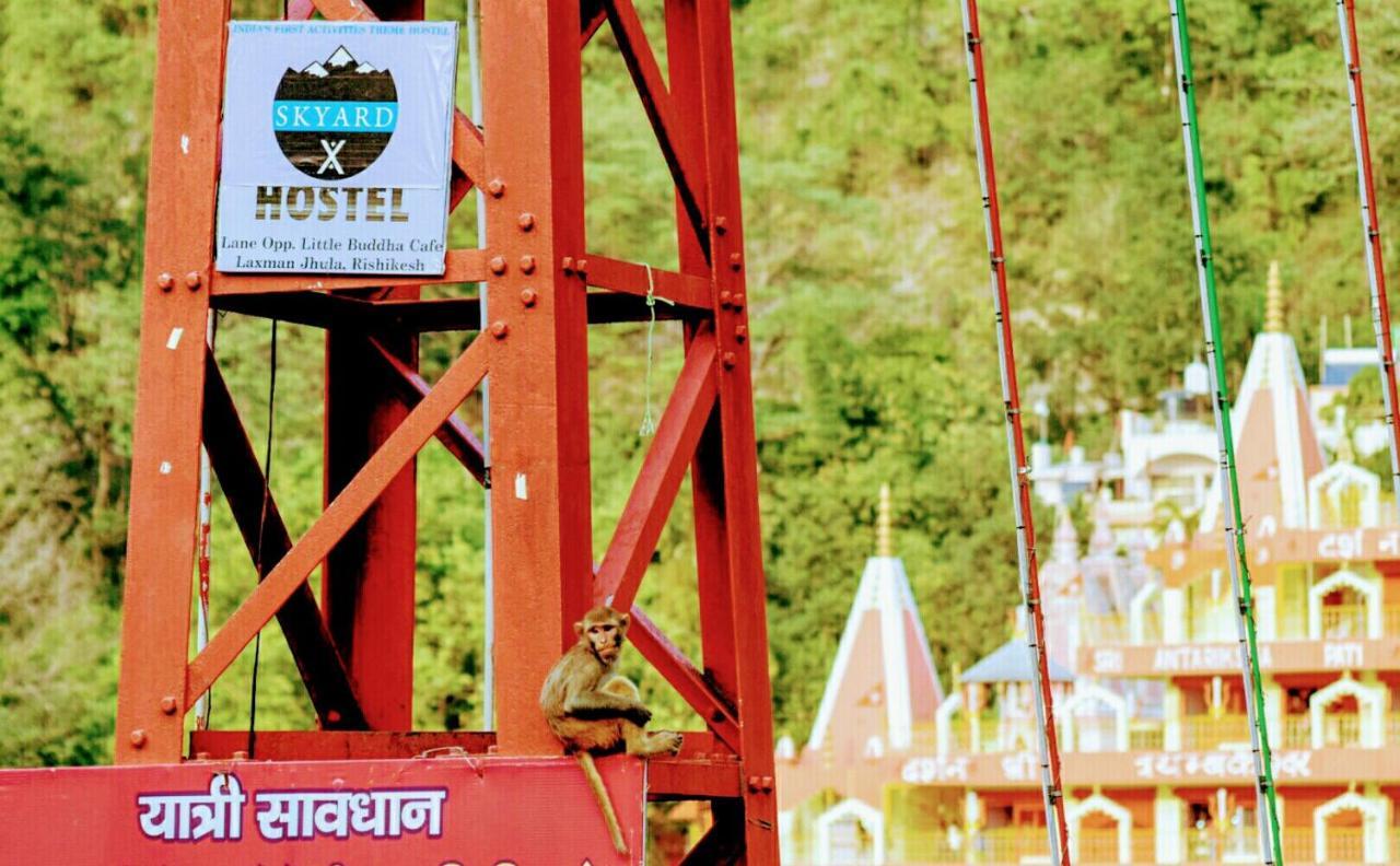 Skyard Rishikesh, Laxman Jhula Hostel Buitenkant foto